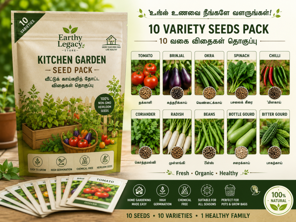 Home Kitchen Garden Seed Kit